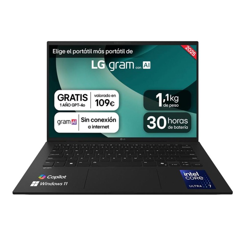 Portatil lg 14z90t - g u7 - 255h 32gb ssd