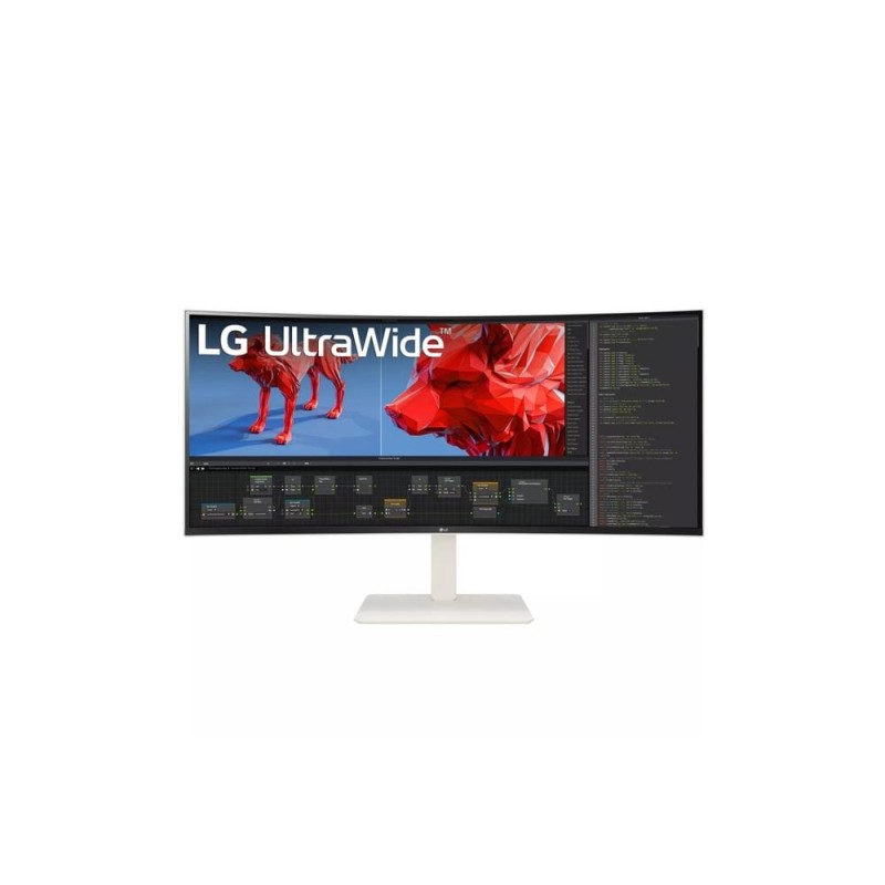 Monitor Profesional Ultrapanorámico Curvo LG UltraWide 38WR85QC-W 37-5"- WQHD+- Multimedia- Blanco
