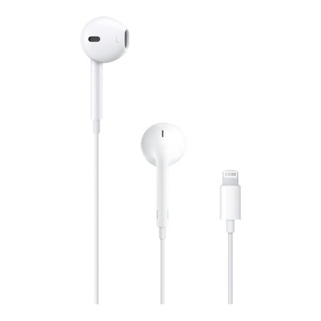 Auriculares Earpods con conector lightning de Apple con mando y micrófono