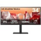 Monitor lg 34ba75qe - b 34 pulgadas wqhd 60hz