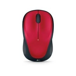 Ratón Inalámbrico Logitech M235- Hasta 1000 DPI- Rojo