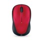 Ratón Inalámbrico Logitech M235- Hasta 1000 DPI- Rojo
