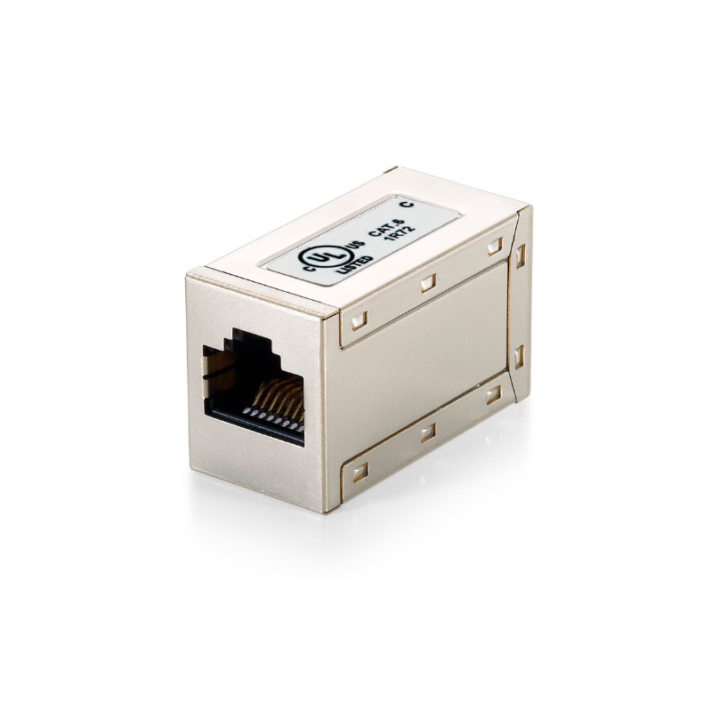 Adaptador rj45 equip cat6 apantallado hembra