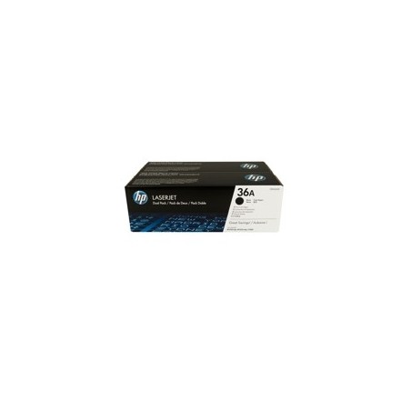 Pack toner cb436a 2und (cb436ad)