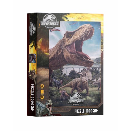 Puzzle 1000 poster compo rex jurassic