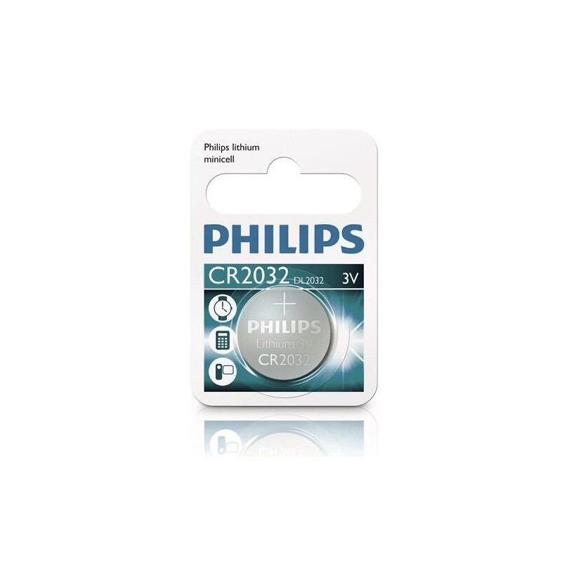 BL 1ud PILA BOTON LITIO CR2032 3V PHILIPS
