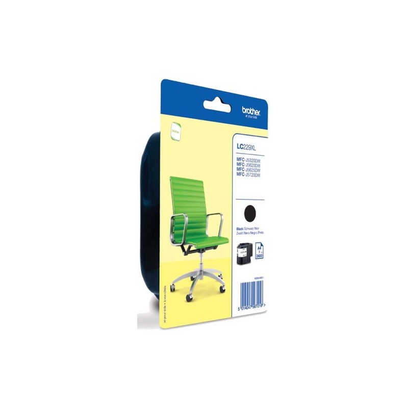 Cartucho tinta brother lc229xlbkbp negro 2400