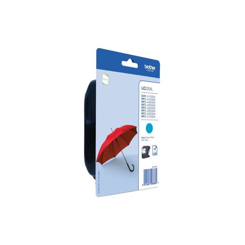 Cartucho tinta canon lc225xlcbp cian