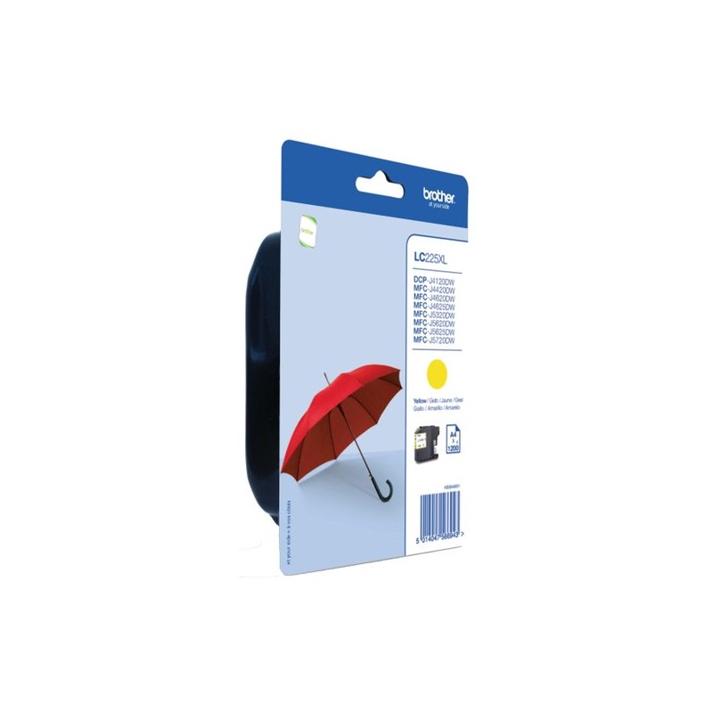 CART-IJ- BROTHER LC-225XLYBP AMARILLO