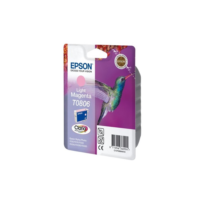 Cartucho tinta epson t0806 magenta claro