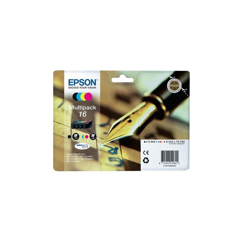 CART-IJ-EPSON T162640 Nº16 MULTIPACK