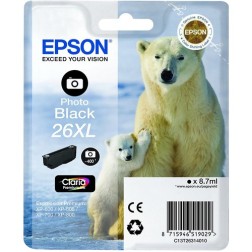 CART-IJ-EPSON T263140 Nº26XL PHOTO NEGRO