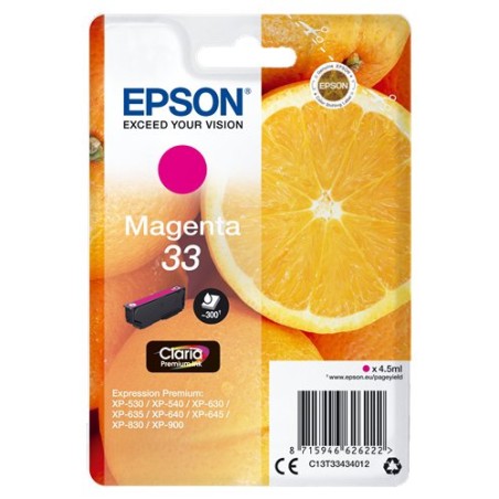 CART-IJ-EPSON T334340 Nº33 MAGENTA