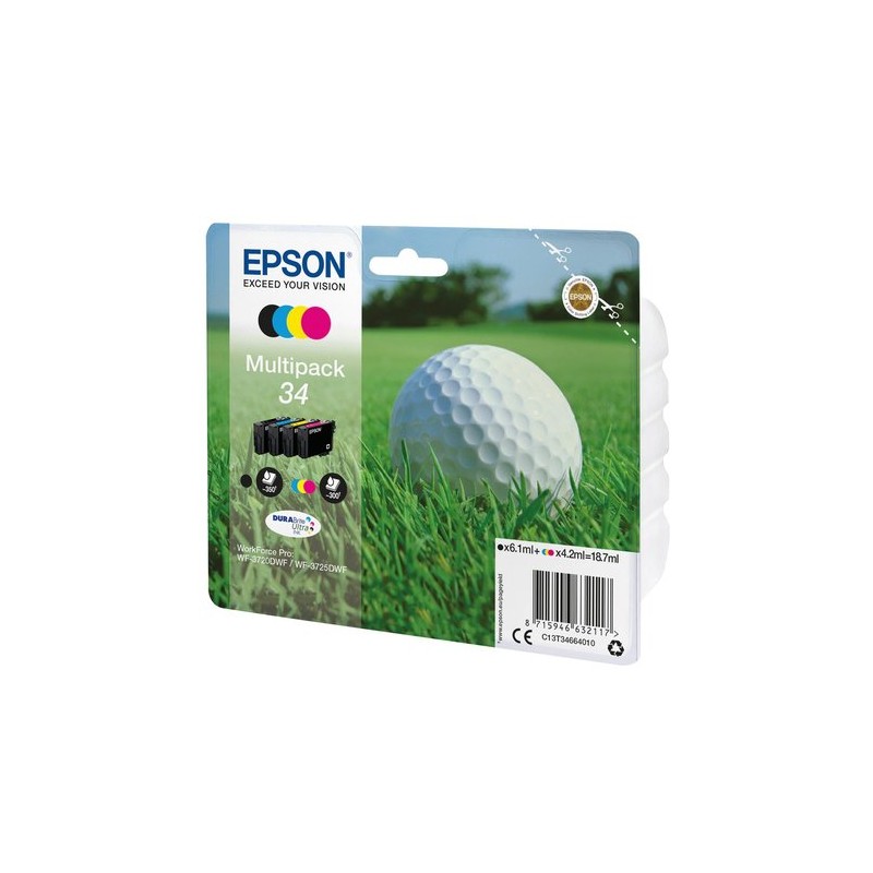 Multipack epson t3466 wf3720 3720dnf golf