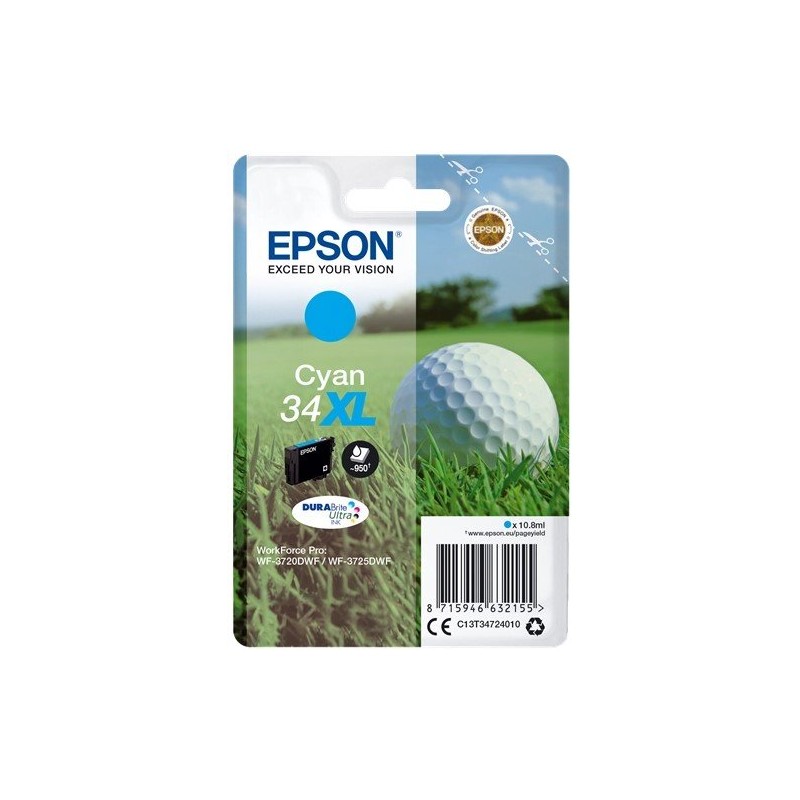 CART-IJ-EPSON T347240 Nº34XL CIAN