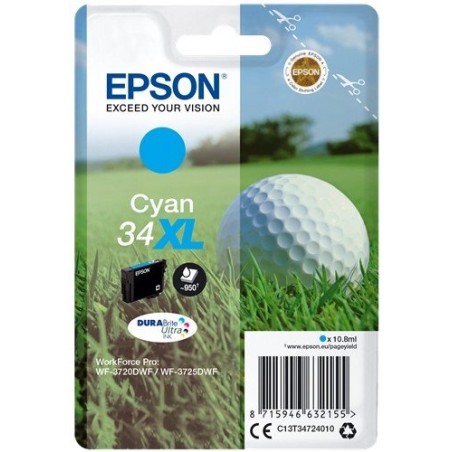 CART-IJ-EPSON T347240 Nº34XL CIAN