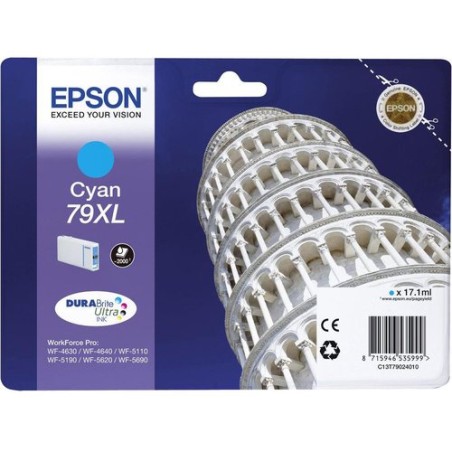 CART-IJ-EPSON T790240 Nº79XL CIAN