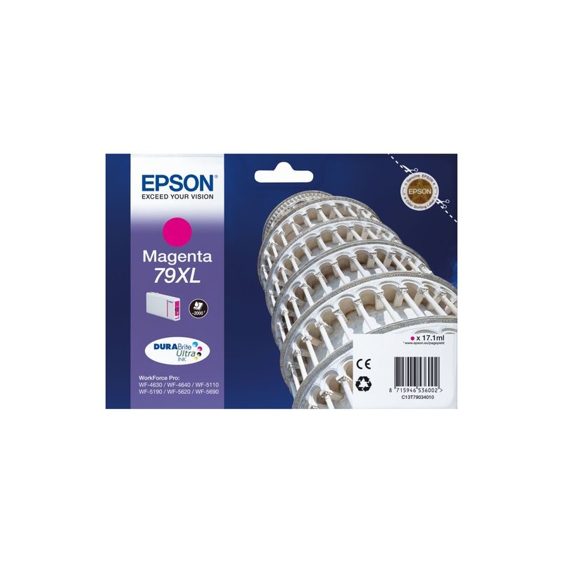 CART-IJ-EPSON T790340 Nº79XL MAGENTA