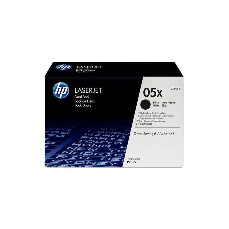 Toner hp 05x ce505x negro 6500