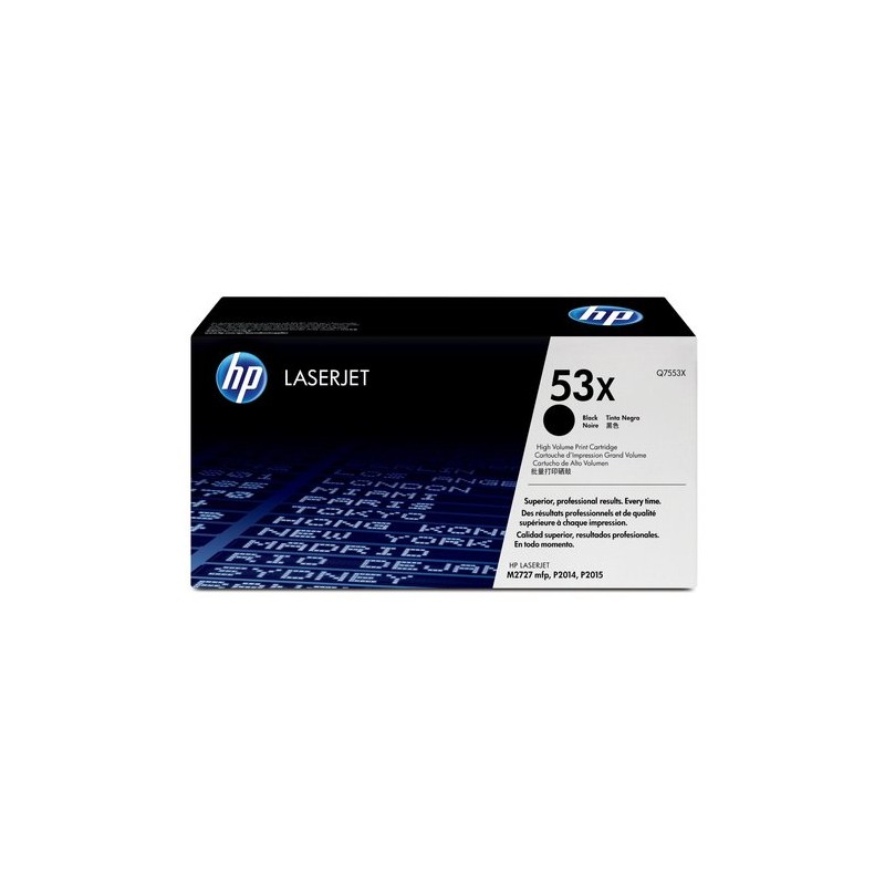 Toner hp 53x q7553x negro 7000