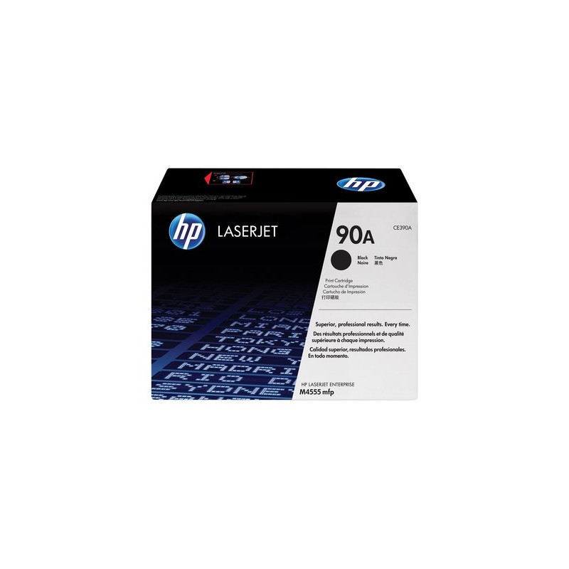 TONER HP Nº90A CE390A LJ M4555MFP NEGRO