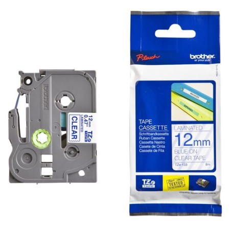 CINTA ROT-BROTHER LAM-8m 12 AZUL s-TRANS