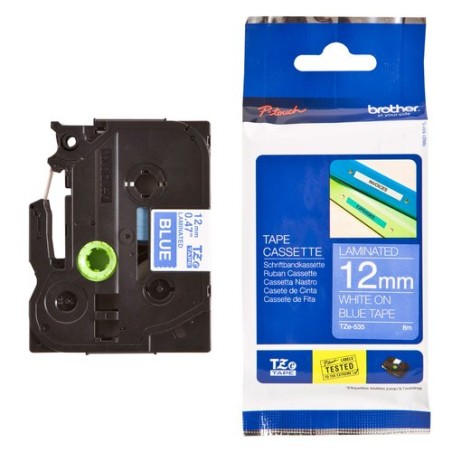 CINTA ROT-BROTHER LAM-8m 12 BLAN-s-AZUL
