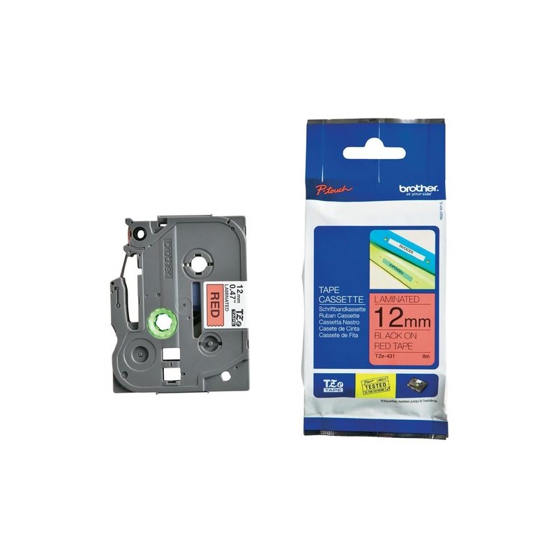 Cinta laminada brother tze431 12mm x
