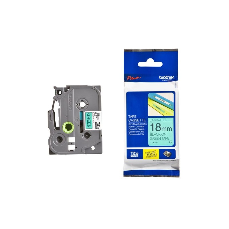 Cinta laminada brother tze741 18mm x