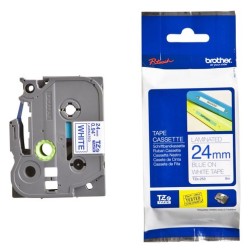 CINTA ROT-BROTHER LAM-8m 24 AZUL s-BLANC