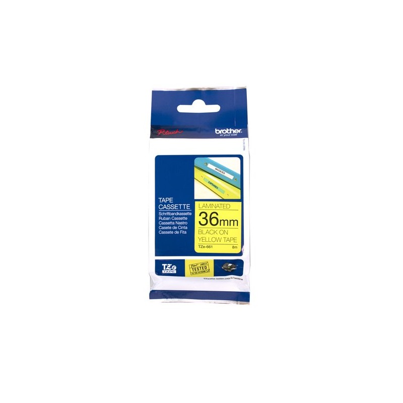 Cinta laminada brother tze661 36mm x