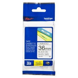 CINTA ROT-BROTHER LAM-8m 36 NEG-s-BLANCO