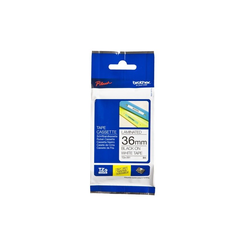 Cinta laminada brother tze261 36mm x