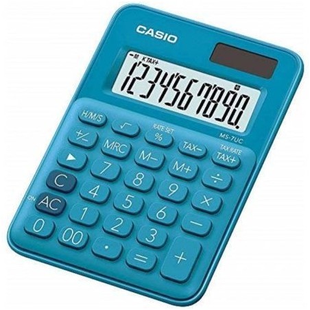 Calculadora Casio MS-7UC- Azul