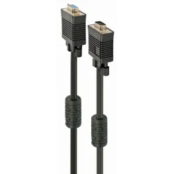 Cable VGA M-H Mcoax 2m BK Ferr