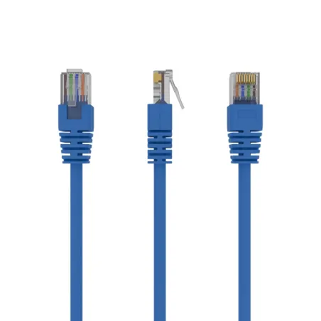 Cable CAT5E UTP moldeado 1m Azul