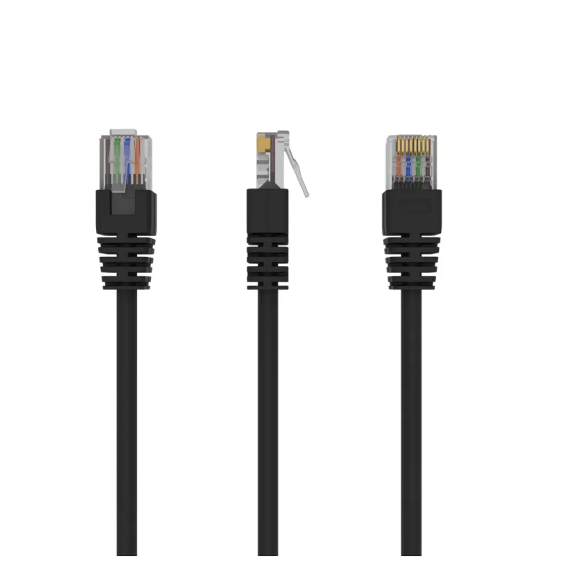 CABLE RED GEMBIRD UTP CAT5E MOLDEADO 0,5M NEGRO