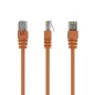 Cable CAT5E UTP moldeado 0,5m Naranja