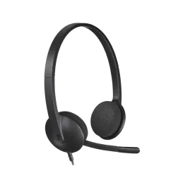 AURICULARES LOGITECH H340 NEGRO MICROFONO ALAMBRICO USB