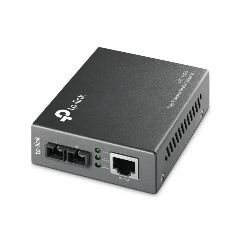 CONVERSOR MEDIOS TP LINK MC110CS MONO MODE SC-UPC - RJ45 FAST 20KM