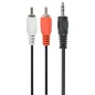 CABLE AUDIO GEMBIRD CONECTOR 3,5MM A RCA 5M