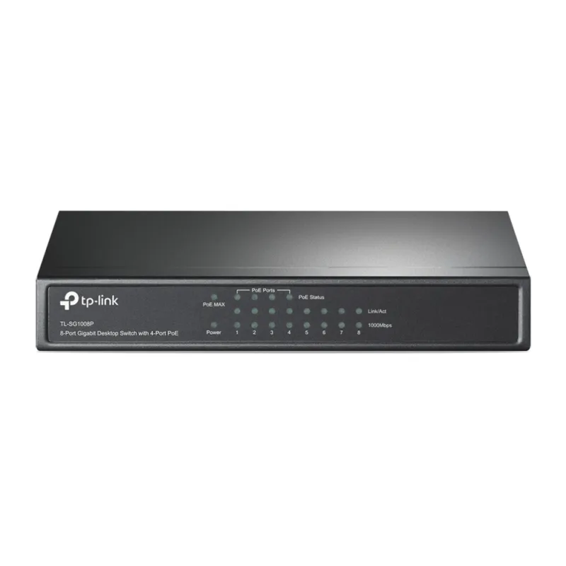 SWITCH TP-LINK 8 PORT GIGA 4 PORT POE SWITCH TP-LINK 8 PORT GIGA 4 PORT POE