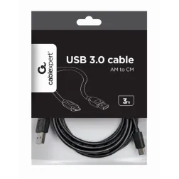 CABLE USB GEMBIRD 2-0 A TIPO C MACHO MACHO CARGA RAPIDA 3M