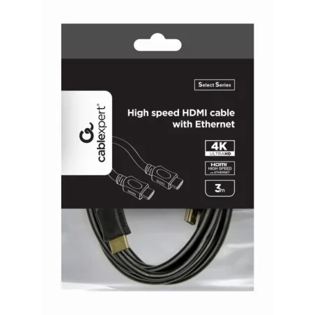 CABLE HDMI GEMBIRD MACHO MACHO 4K ALTA VELOCIDAD 3M "SELECT SERIES"