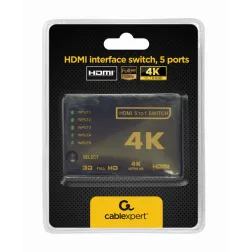 SWITCH HDMI GEMBIRD 5 PUERTOS