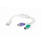 CABLE ADAPTADOR GEMBIRD USB MACHO A 2x PS2 HEMBRA BLANCO CABLE ADAPTADOR GEMBIRD USB MACHO A 2x PS2 HEMBRA BLANCO