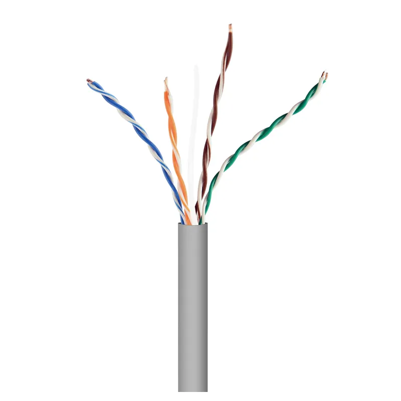 CABLE RED GEMBIRD UTP CAT5E SOLIDO CCA AWG24 BOBINA 305M GRIS