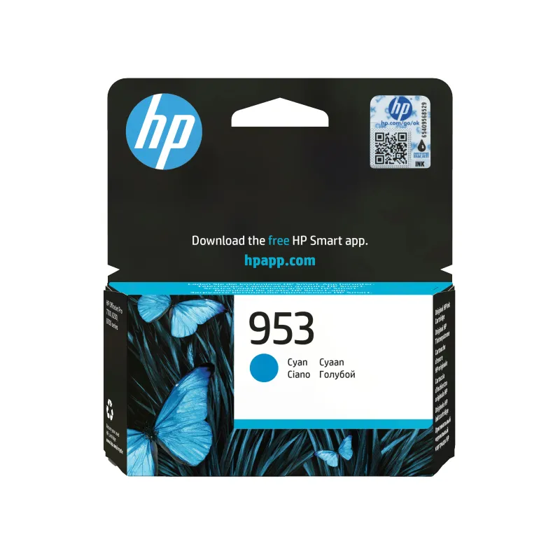 Cartucho tinta hp f6u12ae cian nº953
