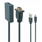 CABLE ADAPTADOR GEMBIRD VGA MACHO A HDMI HEMBRA 0,15M CON AUDIO 3,5MM