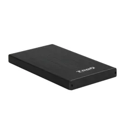 CARCASA HDD TOOQ TQE-2527B 2,5" 9,5 MM SATA USB 3-0 NEGRA